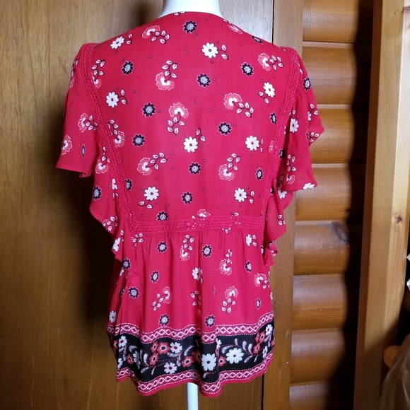 J. Jill Floral Blouse Sz XS - Picture 2 of 5